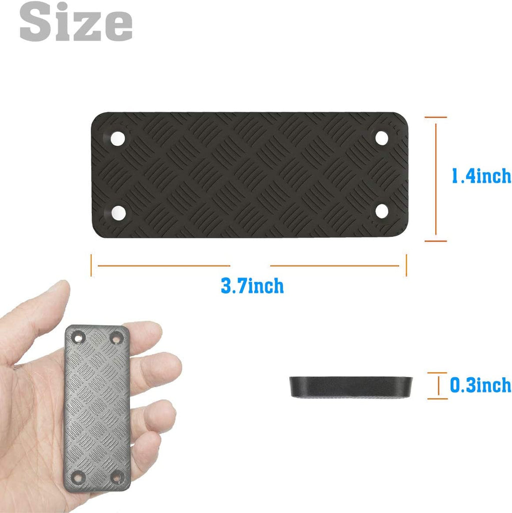 AntreeMAG 4-Pack Gun Magnet Mount, 55 lb Rating,Magnetic Gun Holster| Rubber Coated Gun Holder for Handgun, Shotgun, Rifles, Revolvers| Beside Holster, Using in Cars, Trucks, Wall, Desk