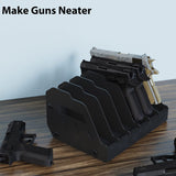 ANTREEMAG Gun Rack for Pistol, Soft Foam Pistol Holder for Gun Safe, Cabinet, Storage, Handgun Stand Organizer Accessories with 6 Gun Slots