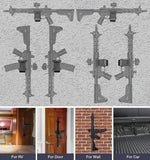 ANTREEMAG Gun Wall Mount, Double Pmag Quick Defense Mount | Ultra Upgraded Gun Accessories Quick Reversible Ar Wall Mount Solid Construction Withstand 350Lbs of Tension