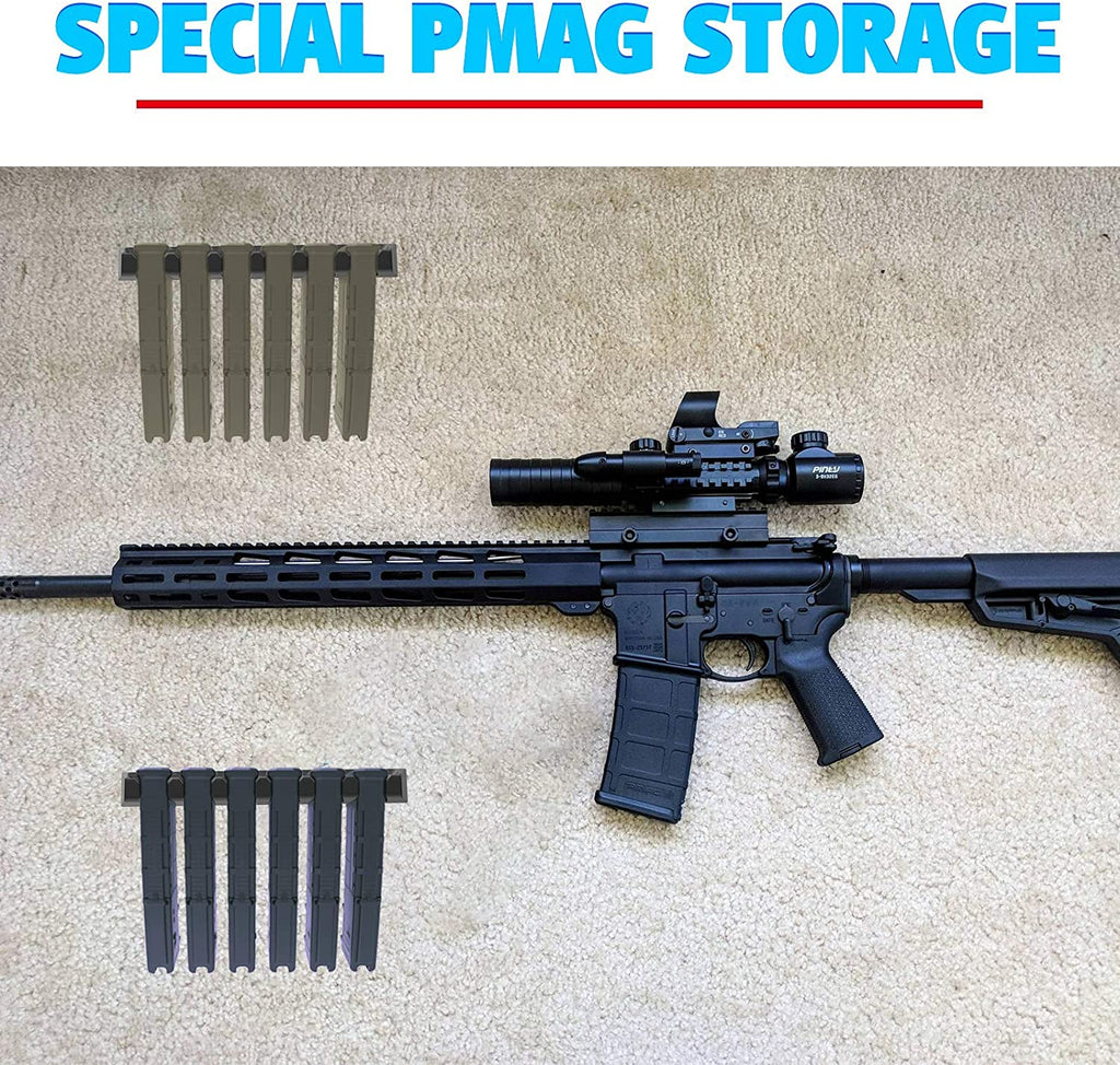 AntreeMAG PMAG Wall Mount,AR Mag Holder, Mag Storage Rack for Amend 2,